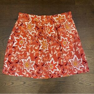 Loft Outlet Floral Skirt Large